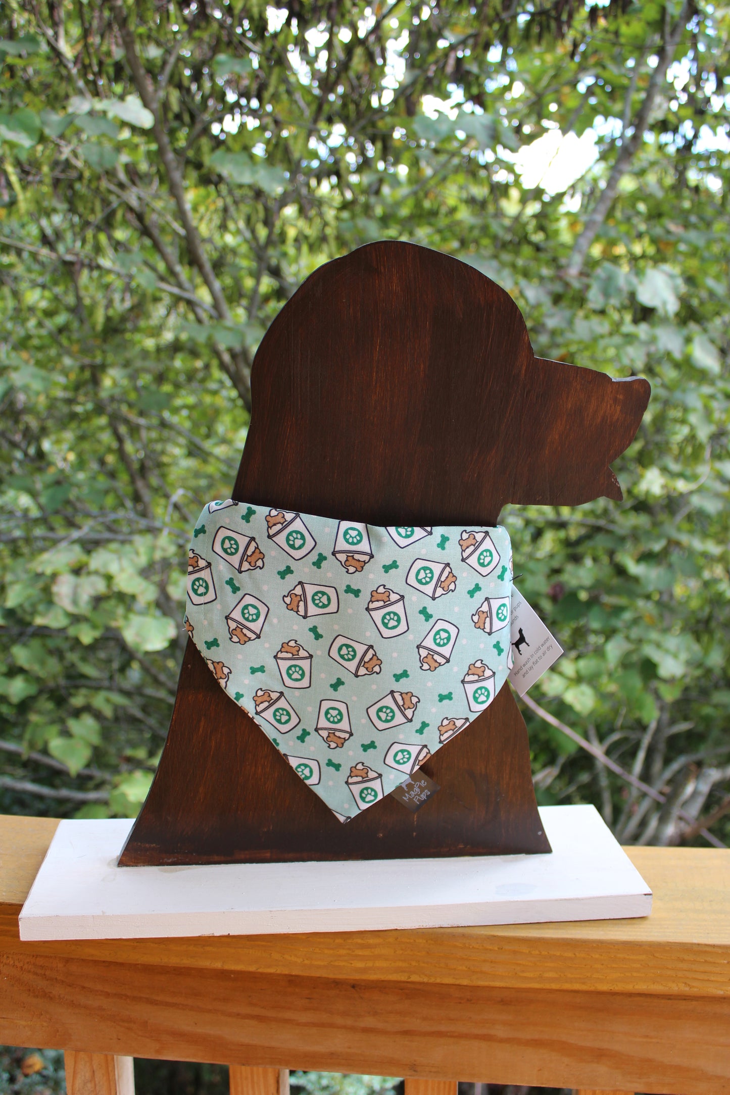 Starbucks Pup Cup Over The Collar Dog Bandana
