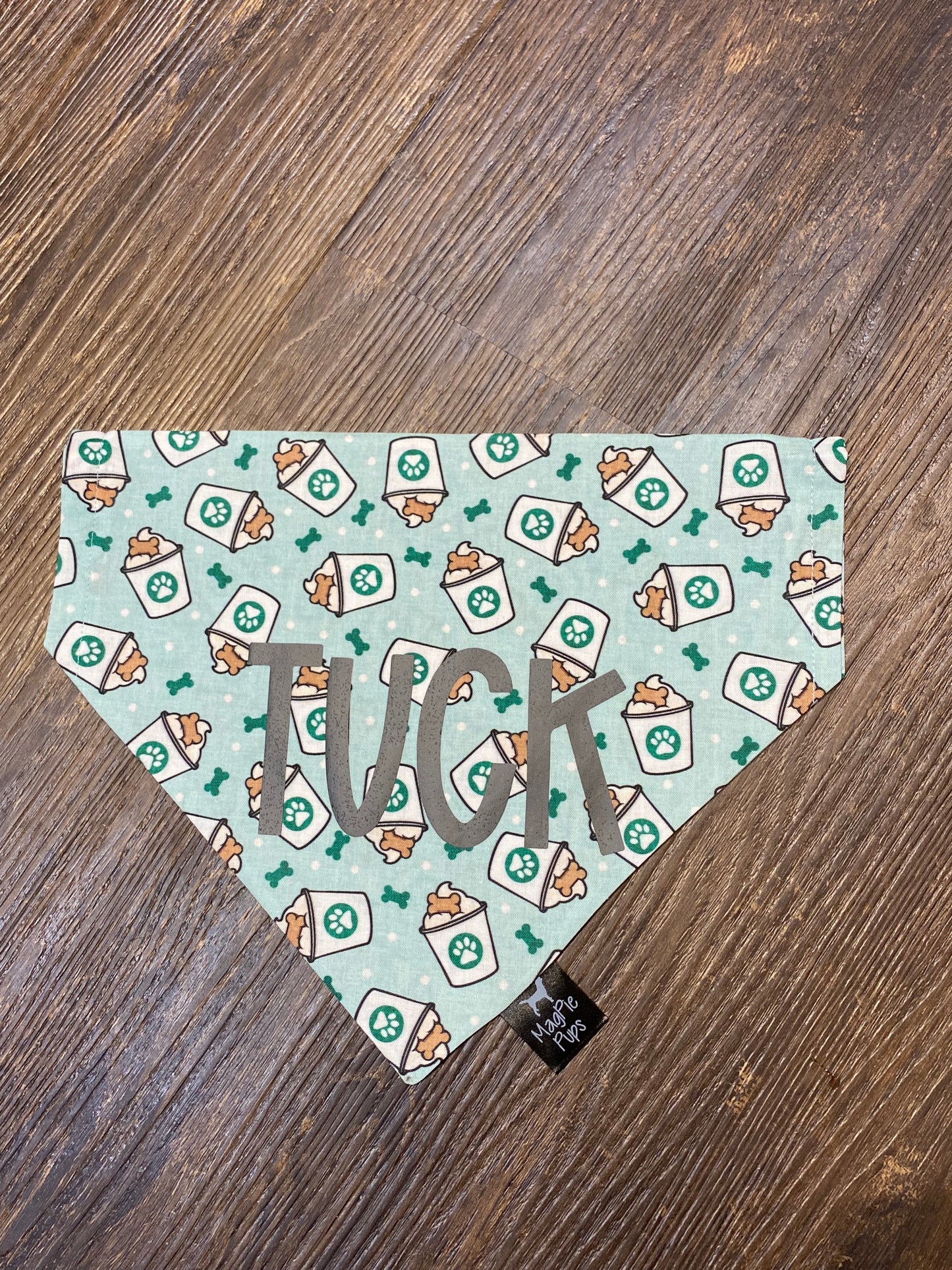 Starbucks Pup Cup Over The Collar Dog Bandana