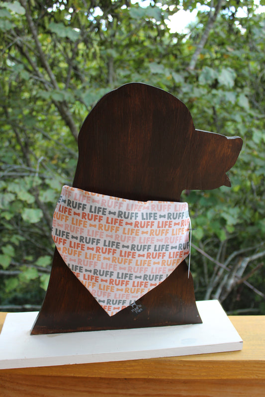 Ruff Life Over The Collar Dog Bandana