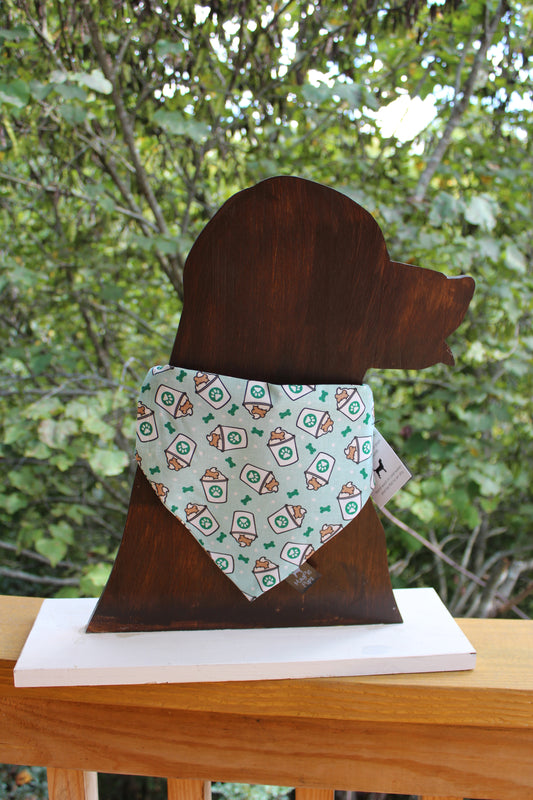 Starbucks Pup Cup Over The Collar Dog Bandana
