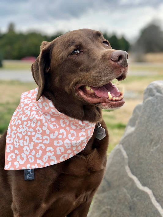 Mauve Cheetah Print Bandana