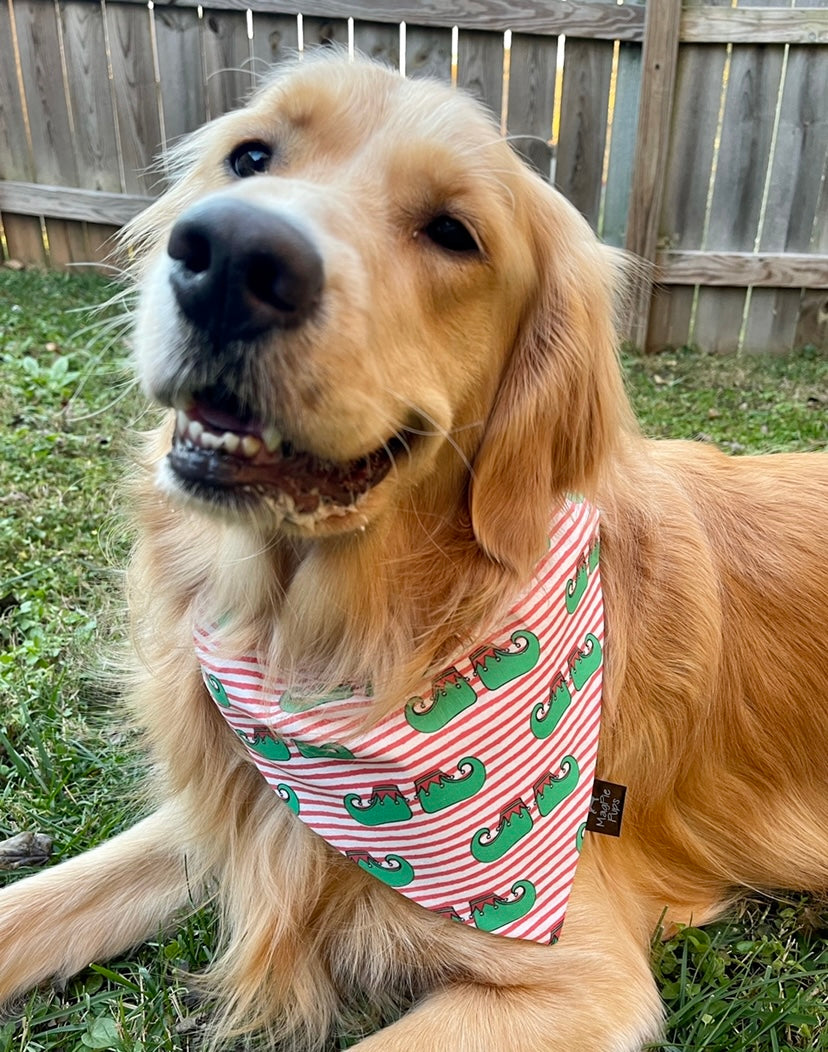 Elf Shoes Dog Bandana