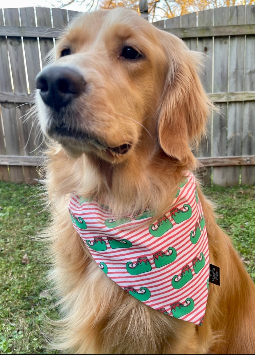 Elf Shoes Dog Bandana