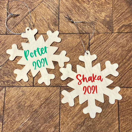 Snowflake Christmas Ornament