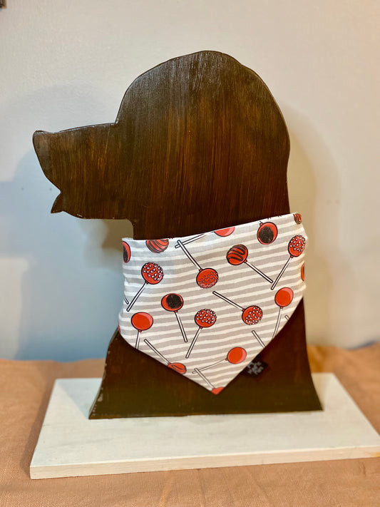 Valentines Cake Pop Dog Bandana