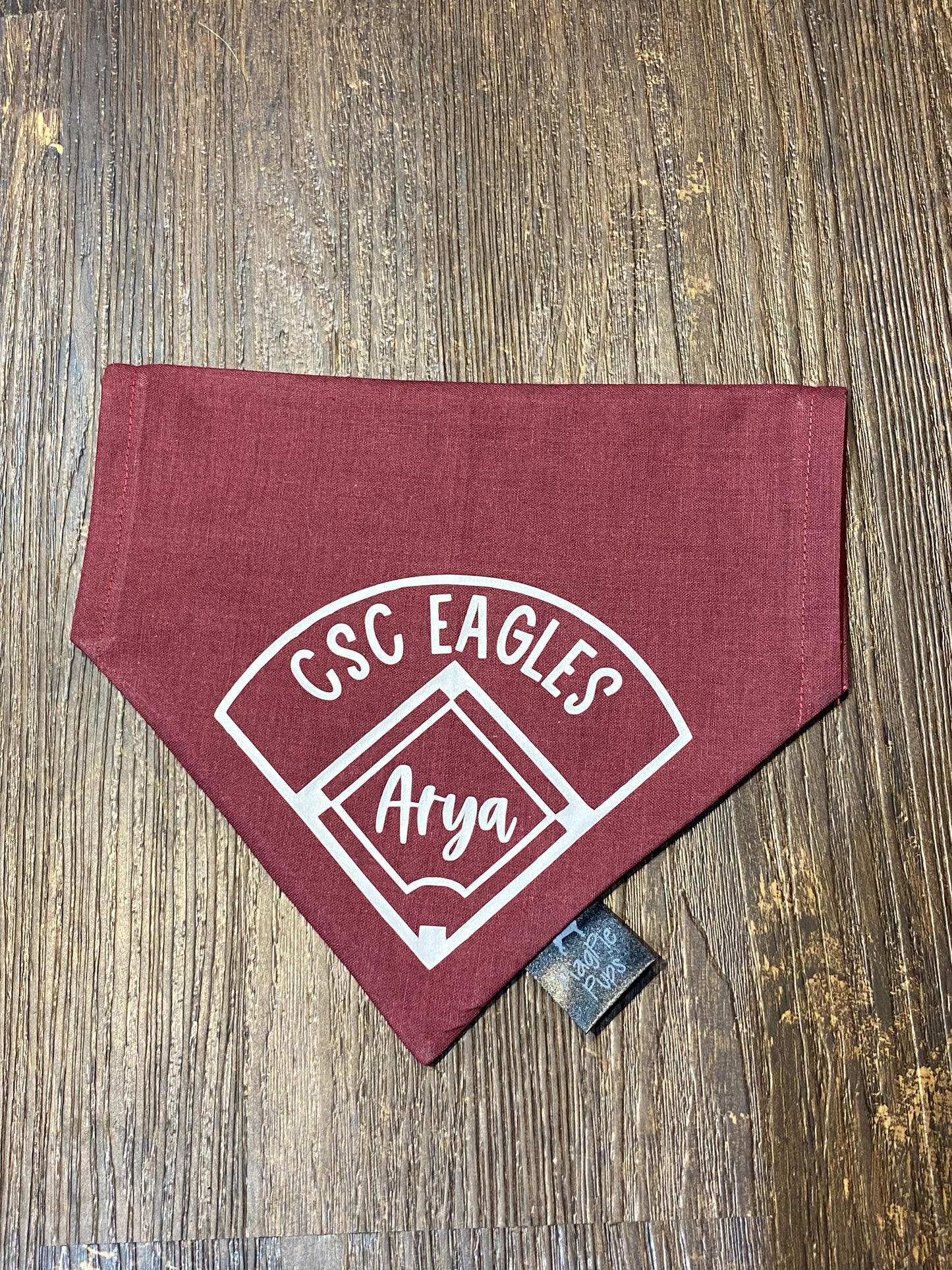 Customizable Baseball/Softball Over The Collar Dog Bandana