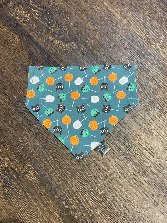 Halloween Monster Suckers Over the Collar Dog Bandana