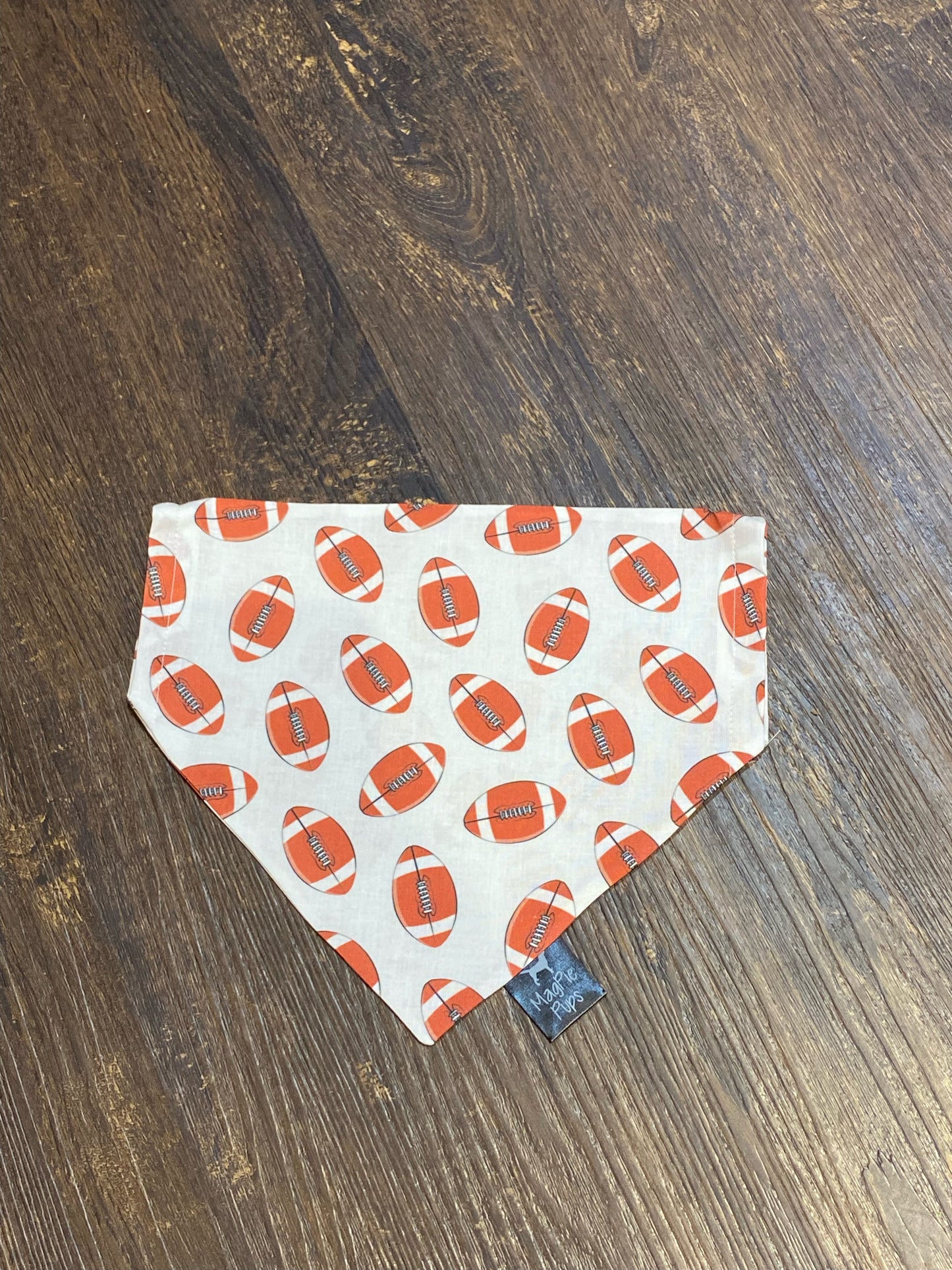 Football Over the Collar Dog Bandana