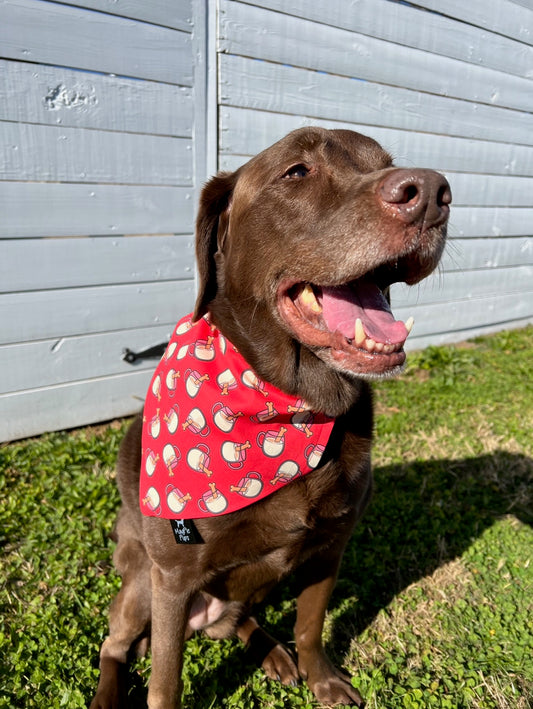 Doggy Eggnog Bandana