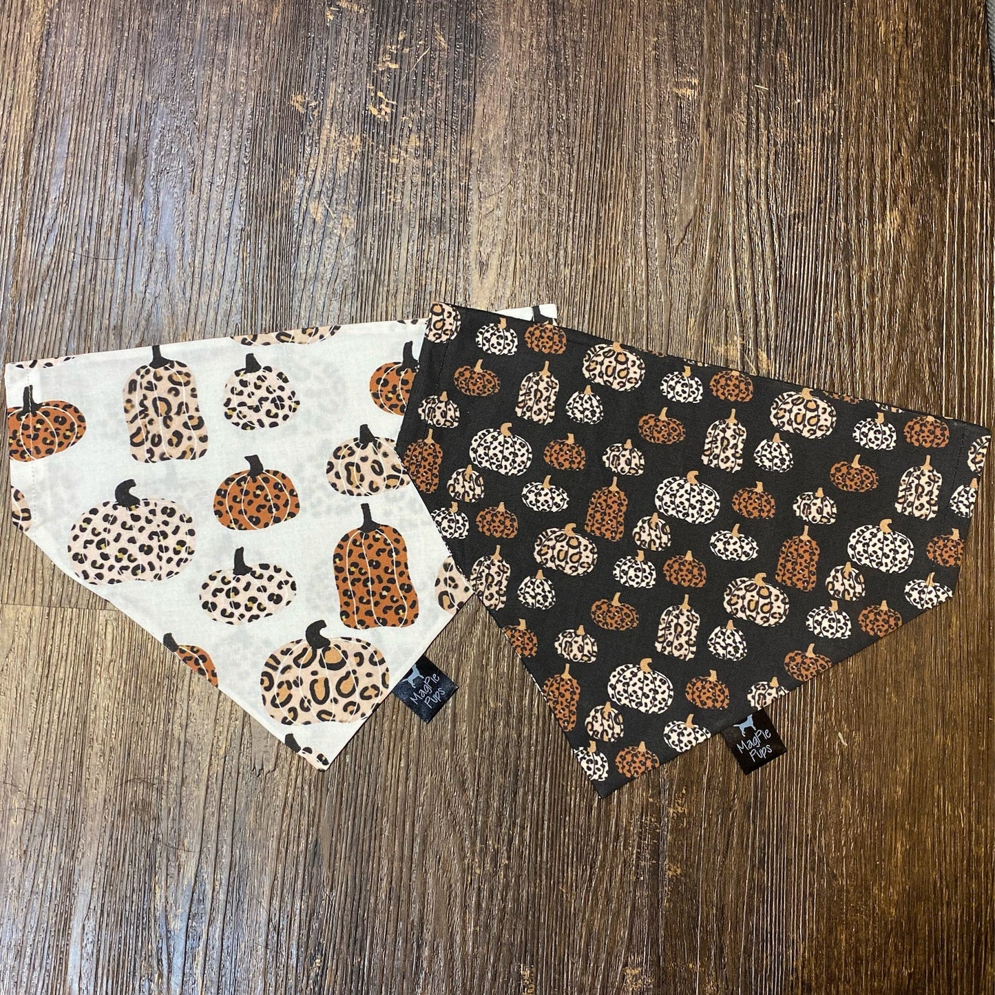 White Cheetah Pumpkin Bandana